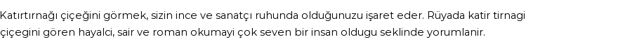 Derleme'ye Göre Rüyada Katır Tırnağı Görmek