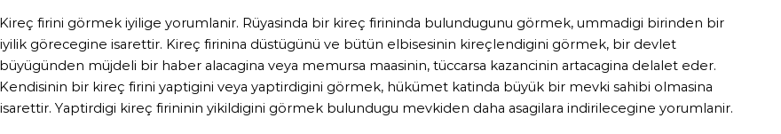 Derleme'ye Göre Rüyada Kireç Fırını Görmek