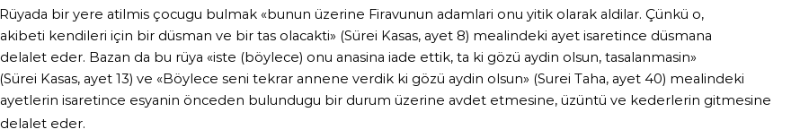 Derleme'ye Göre Rüyada Sokağa Bırakılmış Yeni Doğmuş Çocuk Görmek