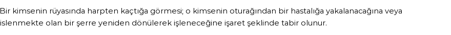 Diyanet'e Göre Rüyada Harpten Kaçmak Görmek