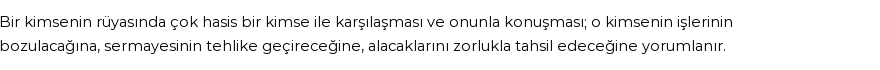 Diyanet'e Göre Rüyada Hasis Biri Görmek