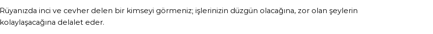 Diyanet'e Göre Rüyada İnci Ve Cevher Delen Görmek