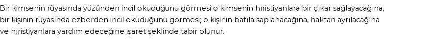 Diyanet'e Göre Rüyada İncil Görmek