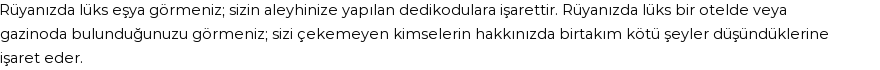 Diyanet'e Göre Rüyada Lüks Eşya Görmek