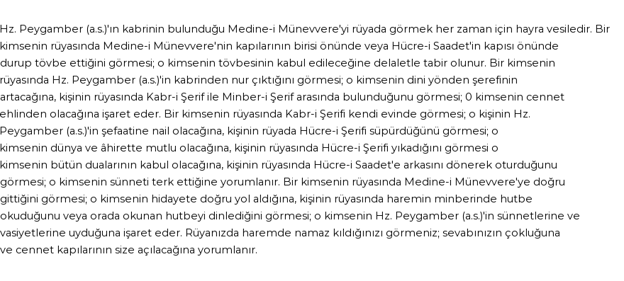 Diyanet'e Göre Rüyada Medine-i Münevvere Görmek