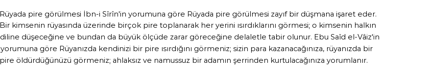 Diyanet'e Göre Rüyada Pire Görmek