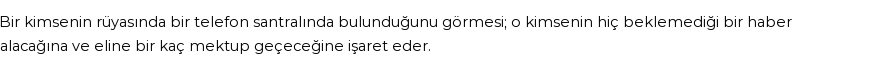 Diyanet'e Göre Rüyada Santral Görmek