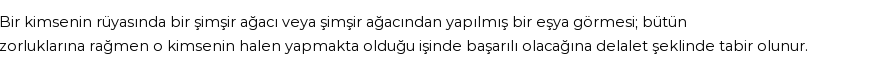 Diyanet'e Göre Rüyada Şimşir Ağacı Görmek