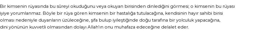 Diyanet'e Göre Rüyada Tekvir Suresi Görmek