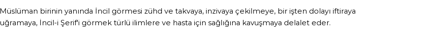 İhya'ya Göre Rüyada İncil Görmek