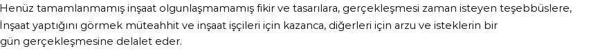 İhya'ya Göre Rüyada İnşaat Görmek