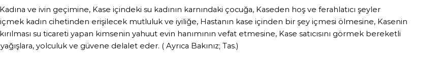 İhya'ya Göre Rüyada Kase Görmek