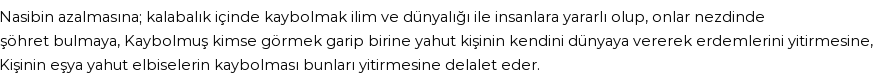 İhya'ya Göre Rüyada Kaybolmak Görmek