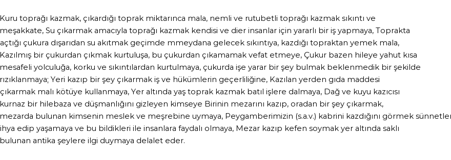 İhya'ya Göre Rüyada Kazmak Görmek