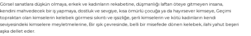 İhya'ya Göre Rüyada Kelebek Görmek