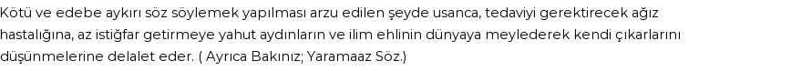 İhya'ya Göre Rüyada Kem Söz Görmek