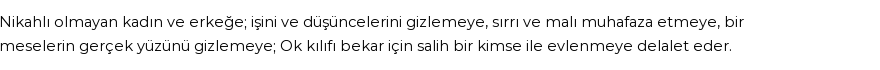 İhya'ya Göre Rüyada Kın, Kılıf Görmek