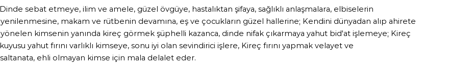 İhya'ya Göre Rüyada Kireç Görmek