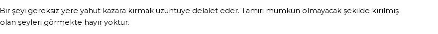 İhya'ya Göre Rüyada Kırık, Kırmak Görmek