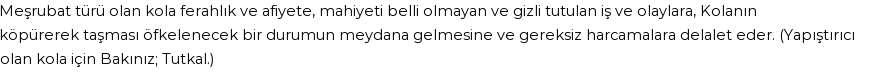 İhya'ya Göre Rüyada Kola Görmek