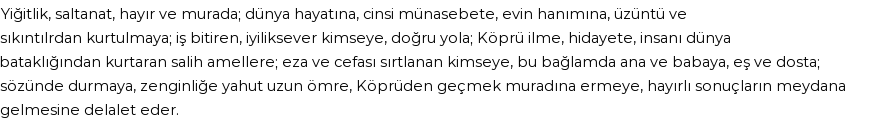 İhya'ya Göre Rüyada Köprü Görmek