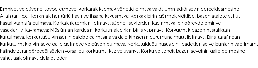 İhya'ya Göre Rüyada Korkmak, Korkutmak Görmek