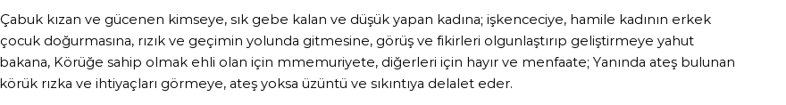 İhya'ya Göre Rüyada Körük Görmek