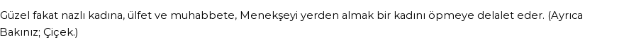 İhya'ya Göre Rüyada Menekşe Görmek