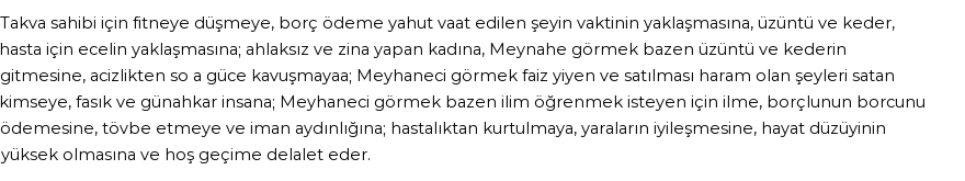 İhya'ya Göre Rüyada Meyhane Görmek