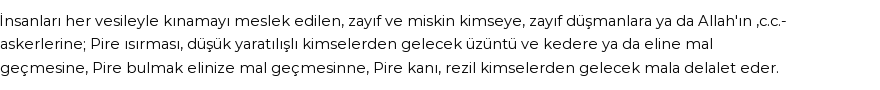 İhya'ya Göre Rüyada Pire Görmek