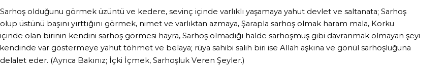 İhya'ya Göre Rüyada Sarhoş Görmek