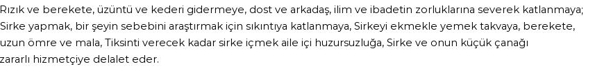 İhya'ya Göre Rüyada Sirke Görmek