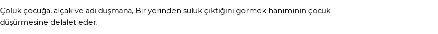 İhya'ya Göre Rüyada Sülük Görmek