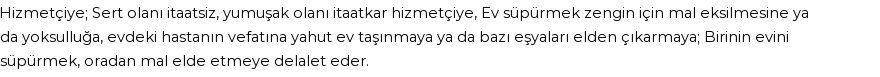 İhya'ya Göre Rüyada Süpürge - Süpürmek Görmek