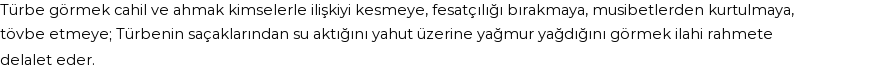 İhya'ya Göre Rüyada Türbe Görmek