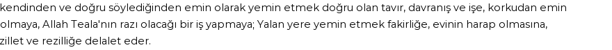 İhya'ya Göre Rüyada Yemin Görmek