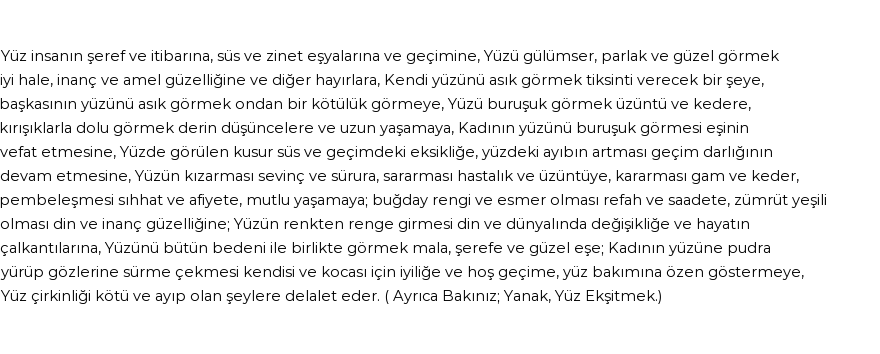 İhya'ya Göre Rüyada Yüz Görmek