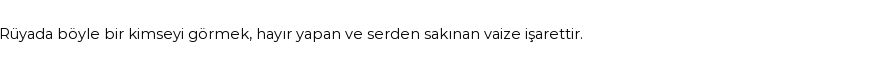 Molla Cami'ye Göre Rüyada Sokak Arasında Dolaşan Kimse Görmek