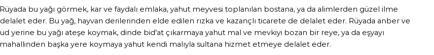 Nablusi'ye Göre Rüyada Misk Kedisi Yağı Görmek