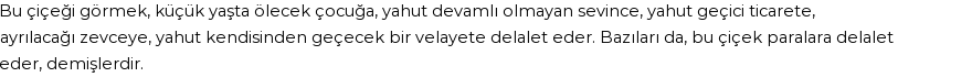 Nablusi'ye Göre Rüyada Sığır Gözü Denilen Sarı Çiçek Görmek