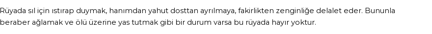 Nablusi'ye Göre Rüyada Sıla İçin Istırap Duymak Görmek