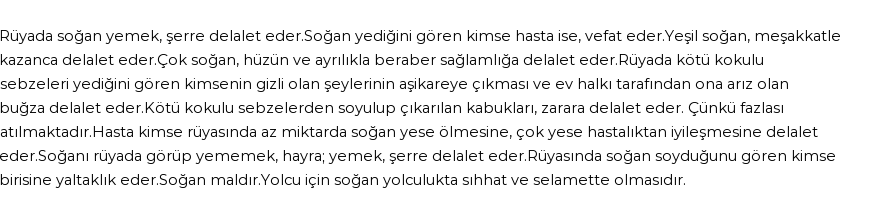 Nablusi'ye Göre Rüyada Soğan Ve Tohumu Görmek