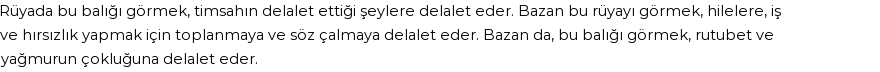 Nablusi'ye Göre Rüyada Telfin Balığı Görmek