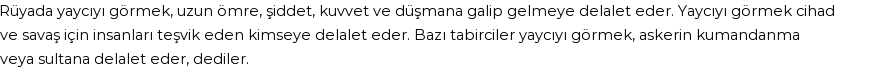 Nablusi'ye Göre Rüyada Yaycı Görmek