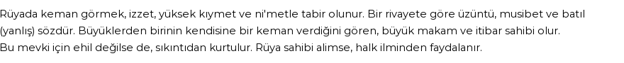 Seyyid Süleyman'a Göre Rüyada Keman Görmek