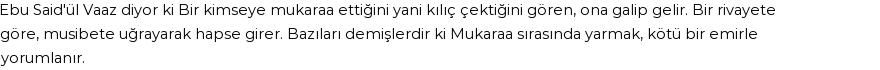 Seyyid Süleyman'a Göre Rüyada Kılıç Çekmek Görmek