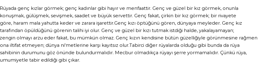 Seyyid Süleyman'a Göre Rüyada Kızlar Görmek