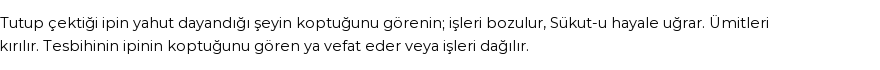 Seyyid Süleyman'a Göre Rüyada Kopmak Görmek