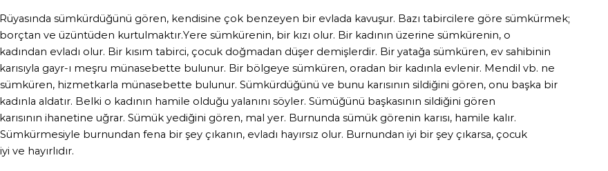 Seyyid Süleyman'a Göre Rüyada Sümkürmek Görmek