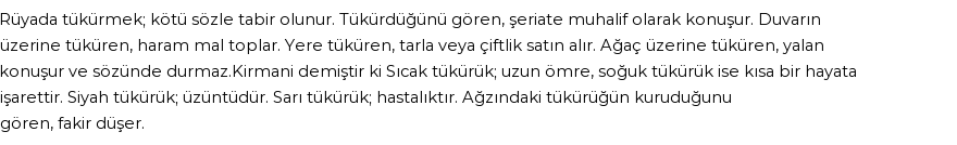 Seyyid Süleyman'a Göre Rüyada Tükürmek Görmek